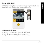 Preview for 11 page of Asus RECO Smart Cam Quick Start Manual