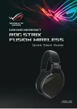 Asus REPUBLIC OF GAMES ROG STRIX FUSION WIRELESS Quick Start Manual preview