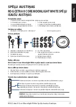 Preview for 17 page of Asus ROG CETRA II CORE MOONLIGHT WHITE Quick Start Manual