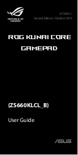Preview for 1 page of Asus ROG Kunai Gamepad User Manual