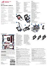 Asus ROG MAXIMUS XIII APEX Quick Start Manual preview