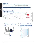 Предварительный просмотр 4 страницы Asus ROG Rapture GT-AXE11000 Quick Start Manual