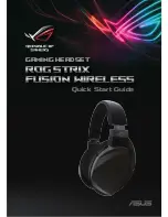 Asus ROG STRIX Fusion Wireless Quick Start Manual preview