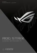 Asus ROG Strix G GL531GV-AL116T-BE Azerty E-Manual preview