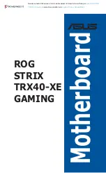 Asus ROG STRIX TRX40-XE GAMING Manual preview