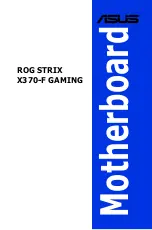 Asus ROG STRIX X370-F GAMING Manual preview