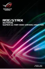 Preview for 1 page of Asus ROG STRIX XG49VQ Manual