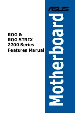 Preview for 1 page of Asus ROG STRIX Z200 Series Feature Manual