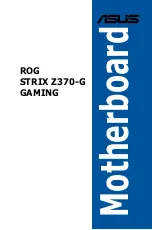 Preview for 1 page of Asus ROG STRIX Z370-G GAMING Manual