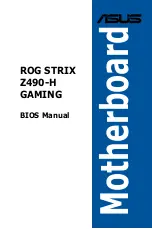 Preview for 1 page of Asus ROG STRIX Z490-H GAMING Bios Manual