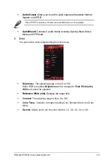 Preview for 21 page of Asus ROG SWIFT PG65U Manual