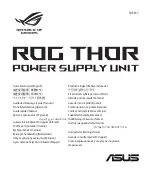 Asus ROG THOR Quick Start Manual preview