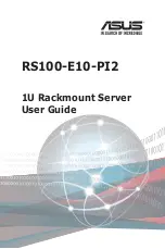 Preview for 1 page of Asus RS100-E10-PI2 User Manual