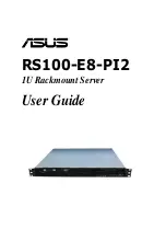 Asus RS100-E8-PI2 User Manual предпросмотр