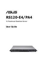 Preview for 1 page of Asus RS120-E4 - 0 MB RAM User Manual