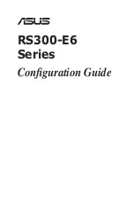 Preview for 1 page of Asus RS300-E6 PS2 Configuration Manual