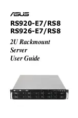 Asus RS920-E7/RS8 User Manual preview