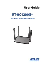 Asus RT-AC1200G+ User Manual preview