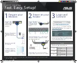 Preview for 1 page of Asus RT-AC1200GE Quick Start Manual