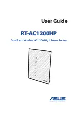 Asus RT-AC1200HP User Manual предпросмотр