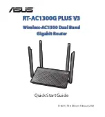 Asus RT-AC1300G PLUS Quick Start Manual preview