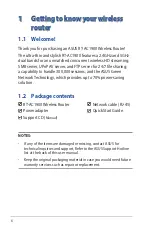 Preview for 6 page of Asus RT-AC1900 Dual Band User Manual