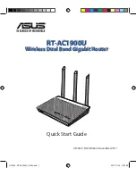 Preview for 1 page of Asus RT-AC1900U Quick Start Manual