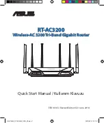 Asus RT-AC3200 Quick Start Manual preview