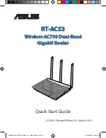 Preview for 1 page of Asus RT-AC53 Quick Start Manual