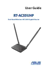 Предварительный просмотр 1 страницы Asus RT-AC55UHP User Manual