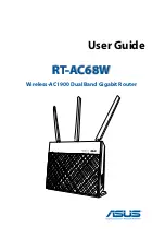 Preview for 1 page of Asus RT-AC68W User Manual