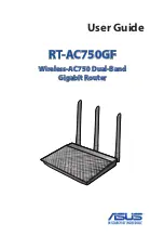 Предварительный просмотр 1 страницы Asus RT-AC750GF User Manual