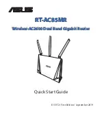 Asus RT-AC85MR Quick Start Manual предпросмотр