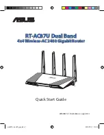 Preview for 1 page of Asus RT-AC87U Dual Band Quick Start Manual