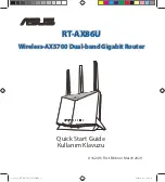 Asus RT-AX86U Quick Start Manual preview