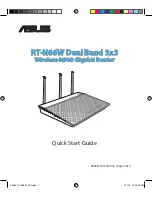 Asus RT-N66W Dual Band 3x3 Quick Start Manual предпросмотр