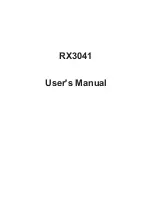 Asus RX3041 User Manual preview