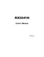 Preview for 1 page of Asus RX3041H User Manual