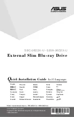 Asus SBC-06D2X-U Quick Installation Manual preview