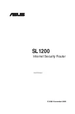 Preview for 1 page of Asus SL1200 User Manual