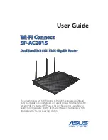 Предварительный просмотр 1 страницы Asus SP-AC2015 Wi-Fi Connect User Manual