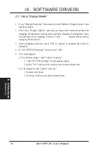 Предварительный просмотр 76 страницы Asus SP97-XV User Manual