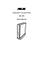 Asus SpaceLink WL-300 User Manual preview