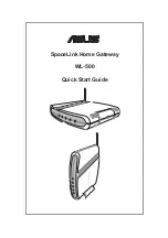 Asus SpaceLink WL-500 Quick Start Manual preview