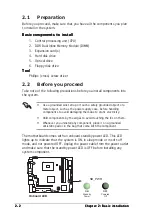 Предварительный просмотр 22 страницы Asus T2-PH1 - Terminator - 0 MB RAM User Manual