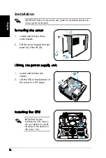 Предварительный просмотр 4 страницы Asus T3-M2NC51PV - T Series - 0 MB RAM Quick Installation Manual