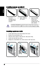 Предварительный просмотр 6 страницы Asus T3-M2NC51PV - T Series - 0 MB RAM Quick Installation Manual