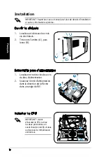 Предварительный просмотр 12 страницы Asus T3-M2NC51PV - T Series - 0 MB RAM Quick Installation Manual