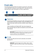 Preview for 20 page of Asus T300L series E-Manual