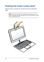 Preview for 28 page of Asus T300L series E-Manual